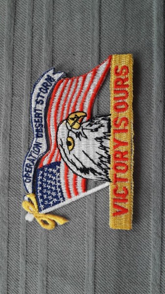 Aufnäher Patch Operation Desert Storm Victory is ours