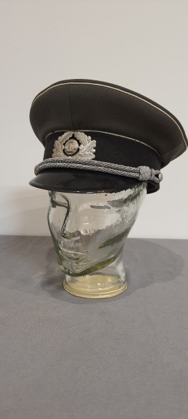 DDR Schirmmütze Landstreitkräfte LaSk NVA Offizier Grösse 55 - 1856 F