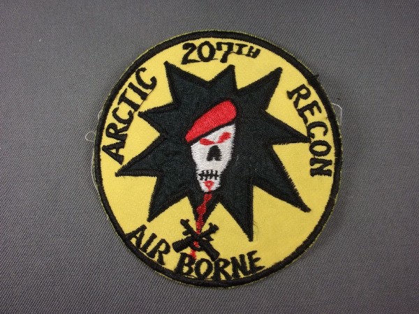 Aufnäher Patch 207th Airborne Arctic Recon, - Verbandsabzeichen Airborne