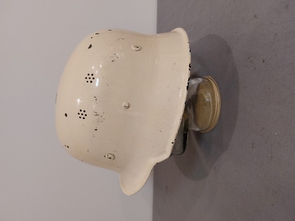 3.Reich Stahlhelm Feuerwehr M34 komplett - überlackiert