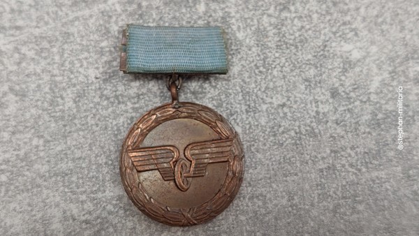 DDR Medaille für Treue Dienste bei der Deutschen Reichsbahn in Bronze