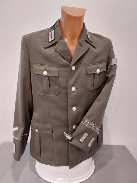 DDR Jacke Dienstjacke Stasi MfS Größe g48-1 - Original mit Ärmelband