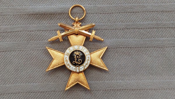 Bayern Militärverdienstkreuz MVO, Militär Verdienstkreuz 1. Klasse mit Schwerter