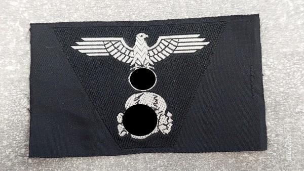 Mützenadler und Totenkopf XX Mannschaften für M43 gewebt - ältere Fertigung