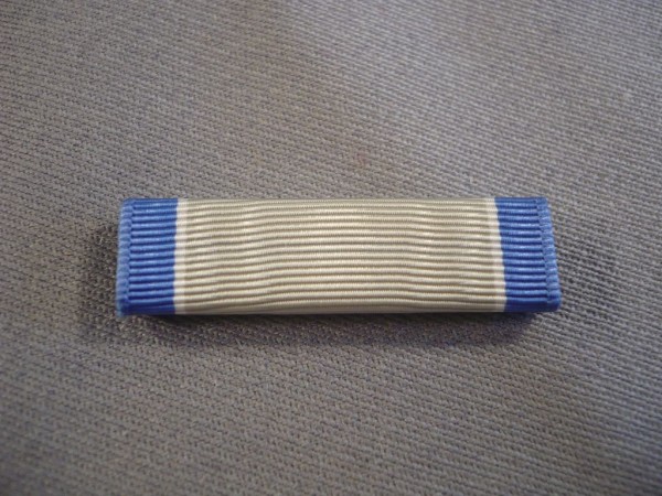 Silver Lifesaving Medal Ribbon Bar - Bandschnalle