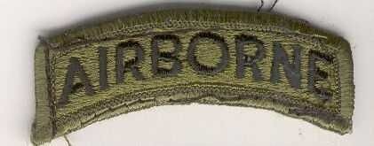 Schriftzug/ Schriftbogen/ Tab, AIRBORNE