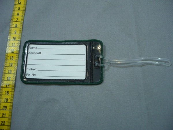 Kofferanhänger ISAF, Wüstentarn