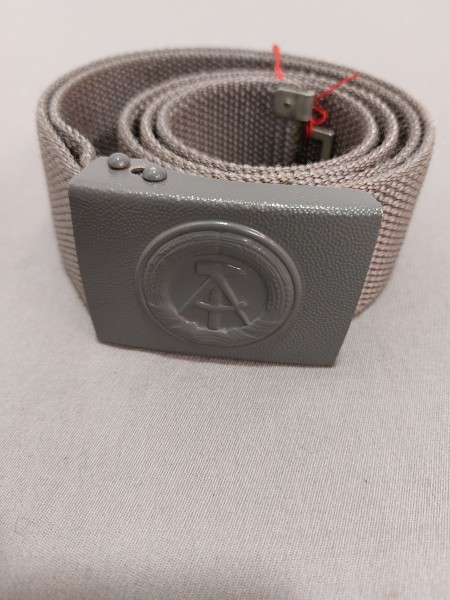 DDR Koppel Webkoppel Feldkoppel Gürtel NVA grau Länge 110cm Original