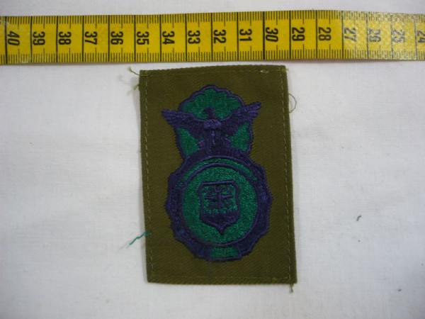 Brustabzeichen USAF Police, für Tarnuniform