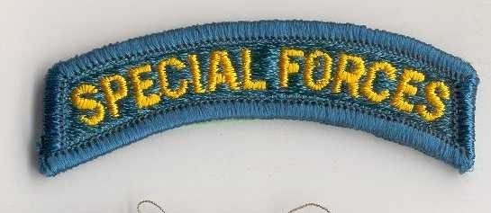 Schriftzug/ Schriftbogen/ Tab, SPECIAL FORCES 
