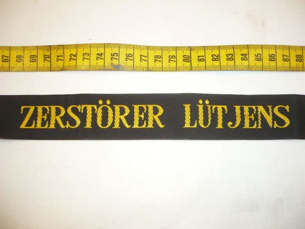 Mützenband, Zerstörer Lütjens 