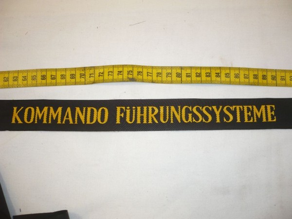 Mützenband, Kommando Führungssysteme