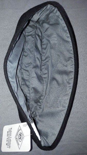Schiffchen M40 für Mannschaften, Hersteller Lubstein Größe 62, schwarz