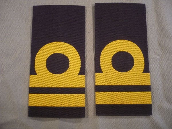 Rangschlaufen Hauptmann- Stabshauptmann/ Kapten/ Captain Marine