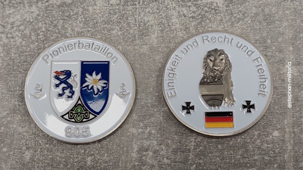 Bundeswehr Kommandeurscoin Panzerbataillon 905 Coin