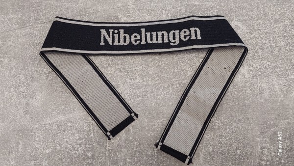 Waffen-XX Ärmelband Nibelungen, gewebt - alte Deutsche Fertigung
