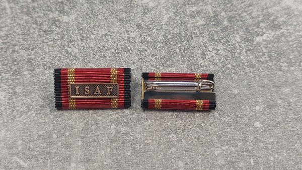 Bundeswehr Einsatzmedaille ISAF in Bronze, Bandschnalle