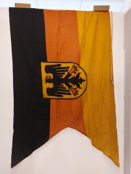 Bundeswehr Marine Flagge - Dienstflagge Seestreitkräfte 10/1972 Original 120x200cm