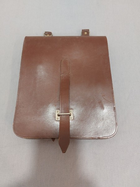 DDR Kartentasche Leder braun
