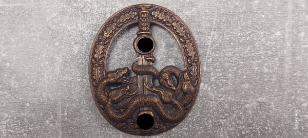 3.Reich Bandenkampfabzeichen in Bronze - hohl