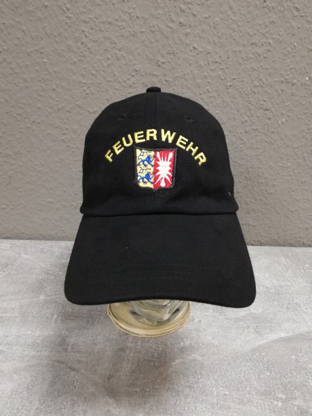 Feuerwehr Nordrhein-Westfalen Baseballcap schwarz flache Form