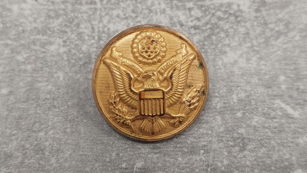 USA Knopf Army 23mm gold 4 Stück