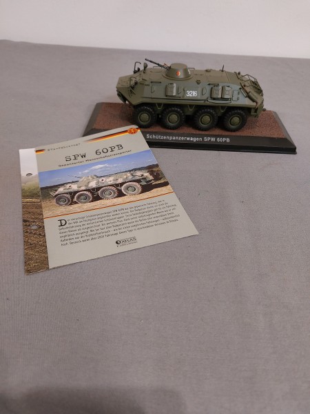 Modell SPW 60PB Schützenpanzerwagen - Maßstab 1:43 - Atlas Collection - OVP