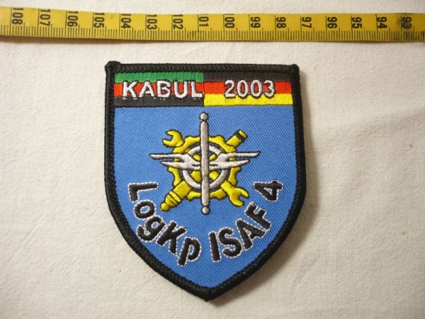 Verbandsabzeichen KABUL 2003 Logistig Kompanie ISAF 4
