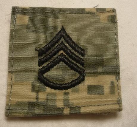 Dienstgradabzeichen, Kragenabzeichen, ACU Digital, ohne Klett, Staff Sergeant