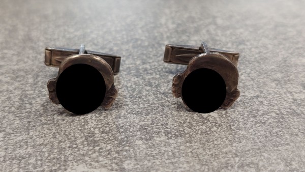 Waffen-XX Manschettenknöpfe Totenkopf Panzertruppe und XX