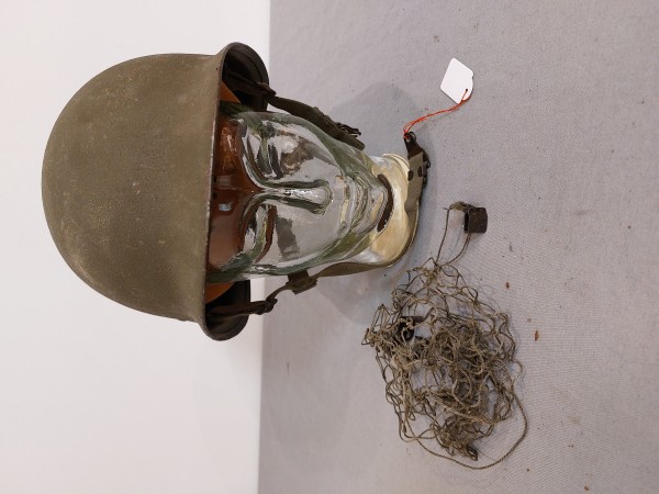 Bundeswehr Stahlhelm M1 A1 mit dreipunkt Beriemung Größe 57-61