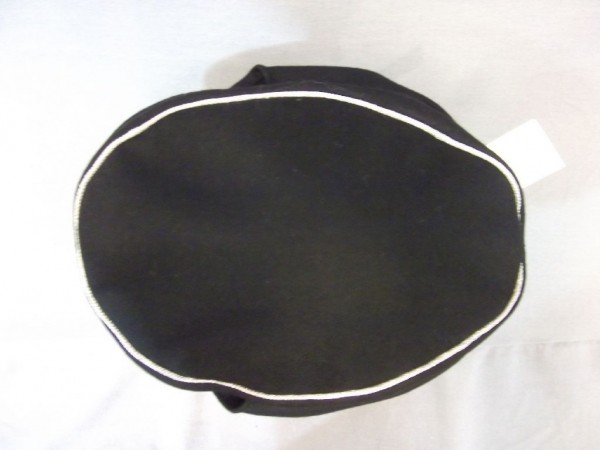 Feldmütze M43 für Offiziere, schwarz #Grösse 60# 1 Knopf
