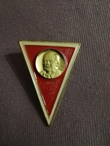 DDR NVA Absolventenabzeichen der Militärpolitischen Hochschule W.Pieck 475c