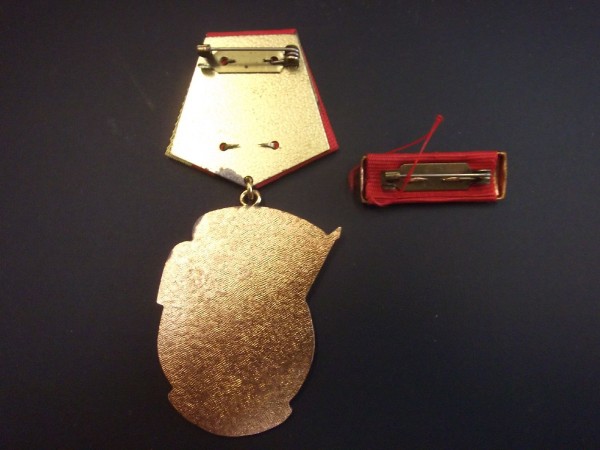 Orden "Banner der Arbeit" Stufe 3, im Etui Bild ist ein Muster!!!