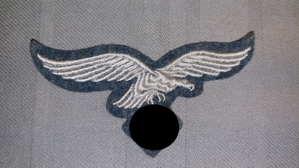 Brustadler Luftwaffe für Mannschaften für Fliegerbluse Original