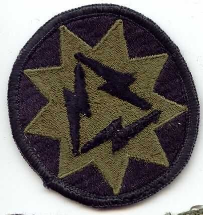 Armabzeichen 93rd Signal Brigade, tarnfarben ( OD )