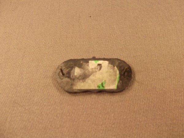 Brustabzeichen, Basic Civil Engineer, Metall, altsilber
