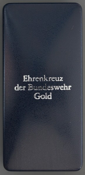 Bundeswehr Ehrenkreuz in Gold, komplett