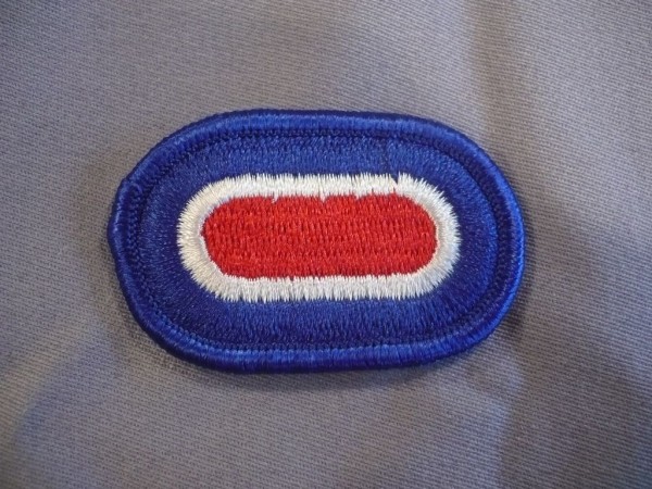 Brustabzeichen, Background Trimming, Oval, 187th Infantry Regiment