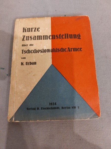 Kurze Zusammenstellung über die tschechoslowakische Armee K.Urban 1934