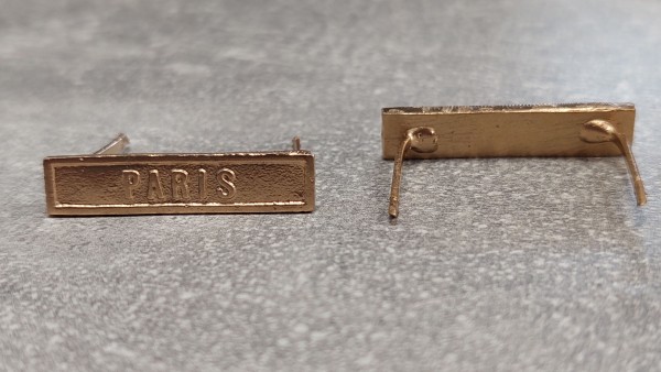 Gefechtsspange "Paris" zur 1870-71 Denkmünze, 27mm (124)