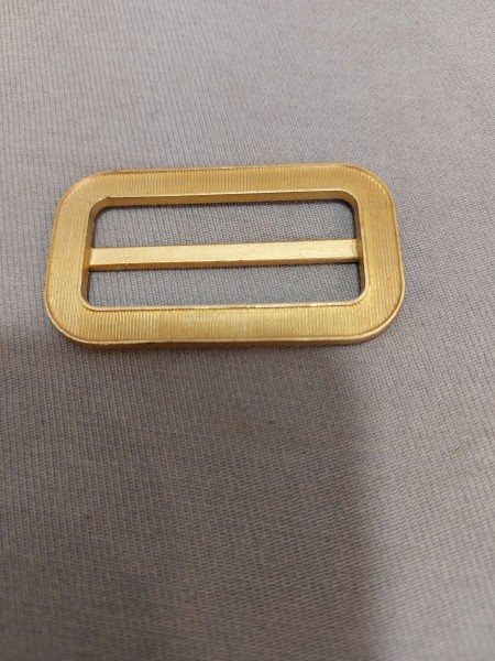 Leiterschnalle Metall gold 45mm Gürtelschnalle Schnalle Gurtversteller