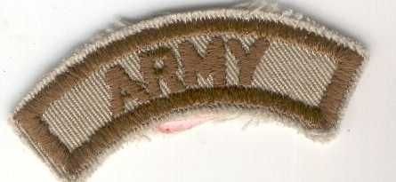 Schriftzug/ Schriftbogen/ Tab, ARMY 
