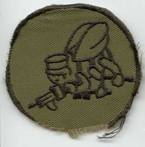 Armabzeichen Seabees, tarnfarben ( OD ), Vietnam- Herstellung