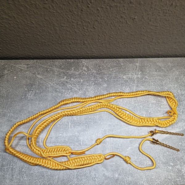 Fangschnur 2fach mit 2 goldfarbenen Spitzen
