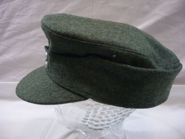 Feldmütze/ Bergmütze für Gebirgsjäger, Mannschaften, feldgrau, Grösse 59
