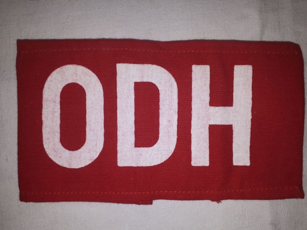 Armbinde ODH- Operativdiensthabender mit Gummi