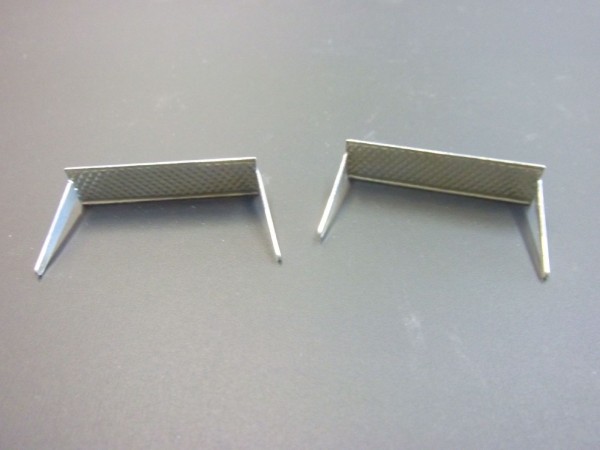 Metallbalken, Quertresse 35mm x 10mm, blaugrau