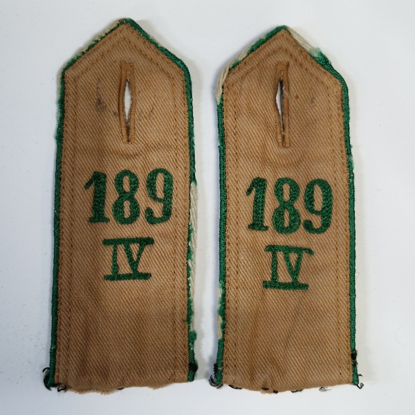 Deutsches Reich XJ Schulterklappen Bann 189 Unterbann IV