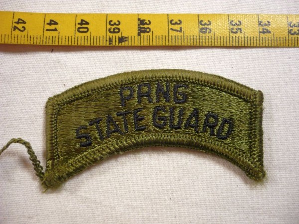 Schriftzug/ Schriftbogen/ Tab, PANG STATE GUARD 